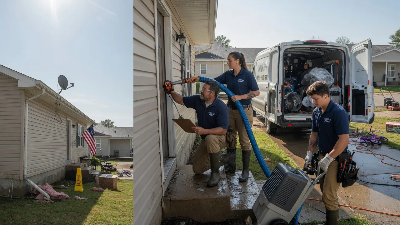Ceiling Water Damage Restoration in Leblanc, LA near me
